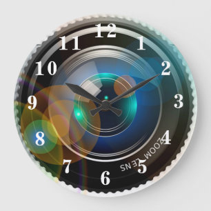 Grande Horloge Ronde Lentières de caméra