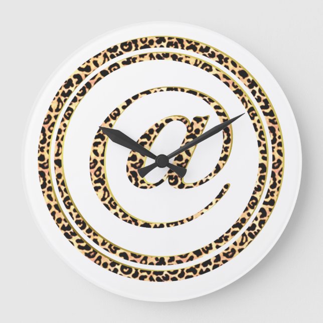 Grande Horloge Ronde Leopard @ (Recto)