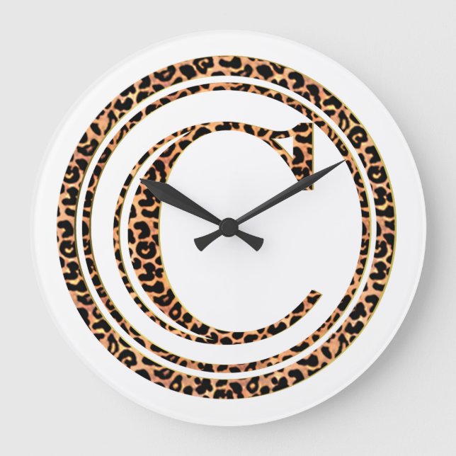 Grande Horloge Ronde léopard C (Recto)