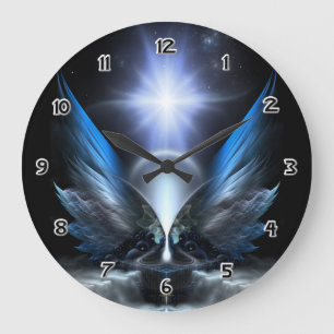 Grande Horloge Ronde Les Ailes D'Anthropolis
