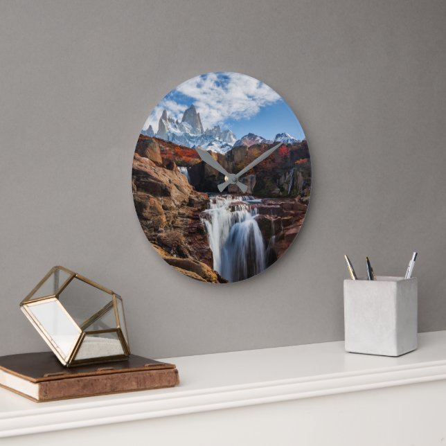 Grande Horloge Ronde Les cascades | Fitz Roy Mountain, Argentine (Bureau)