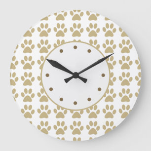 Grande Horloge Ronde Les Clocks de Cute Dog