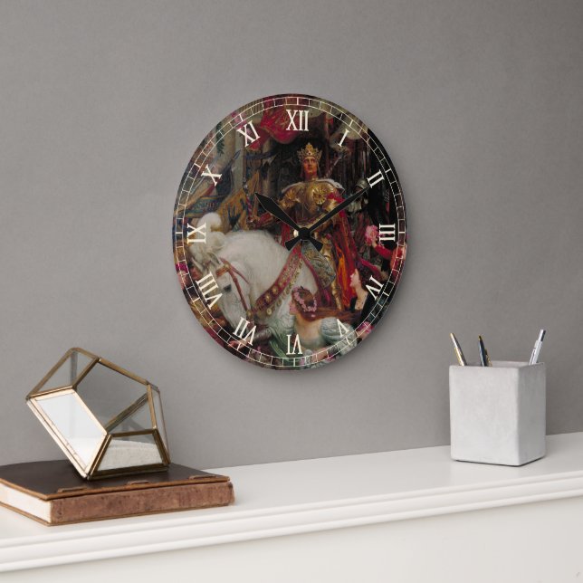 Grande Horloge Ronde Les deux Couronnes par Sir Frank Bernard Dicksee (Bureau)