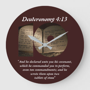 Grande Horloge Ronde Les dix commandements