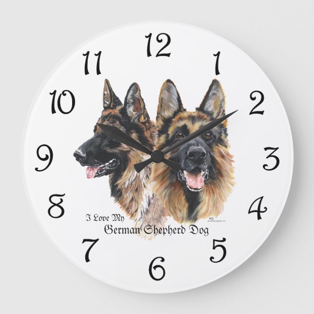 Grande Horloge Ronde Les Dogs de German (Recto)