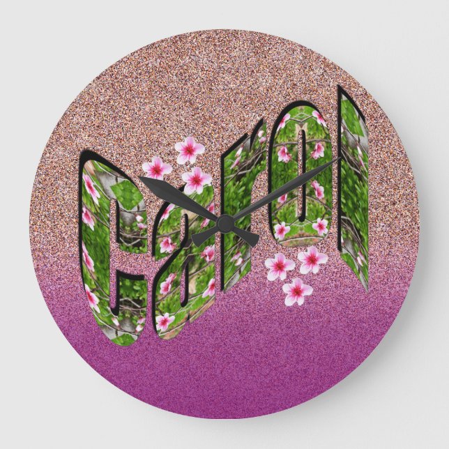 Grande Horloge Ronde Les Filles Appelées Carol, (Recto)