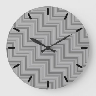 Grande Horloge Ronde Les Grands Stripes