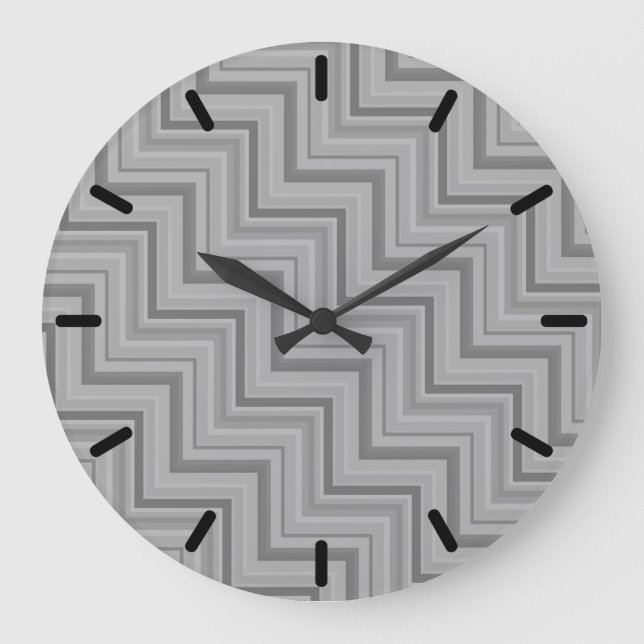 Grande Horloge Ronde Les Grands Stripes (Recto)