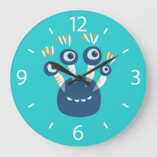 Grande Horloge Ronde Les Quatre Eye Kids