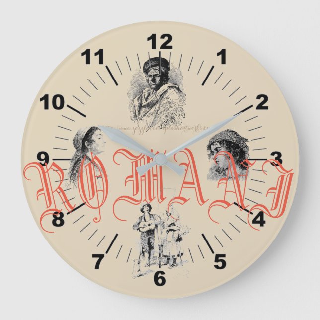 Grande Horloge Ronde "Les Roms" (Recto)