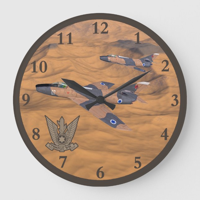 Grande Horloge Ronde Les Super Mystères Israéliens Sur Le Désert (Recto)