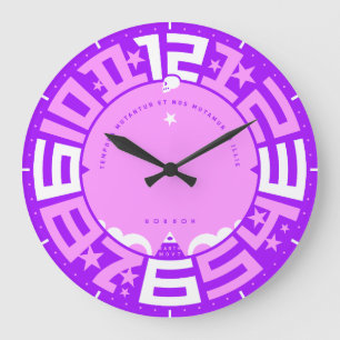 Grande Horloge Ronde Les temps changent et nous changeons avec eux