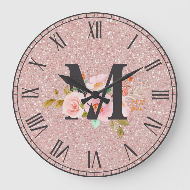 Grande Horloge Ronde Lettre M (Recto)