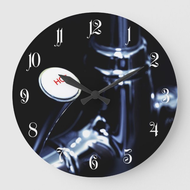 Grande Horloge Ronde Levier de poignée de Faucet (Recto)