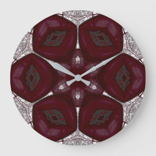 Grande Horloge Ronde Lèvres Fleur Prem Mandal