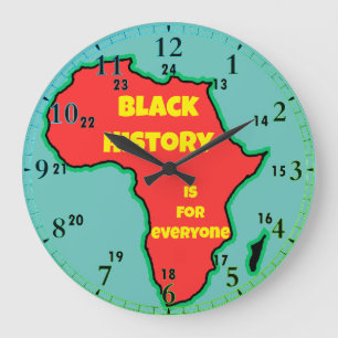Grande Horloge Ronde L'histoire noire est pour tous