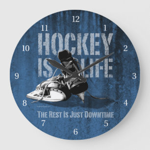 Grande Horloge Ronde L'hockey est la vie