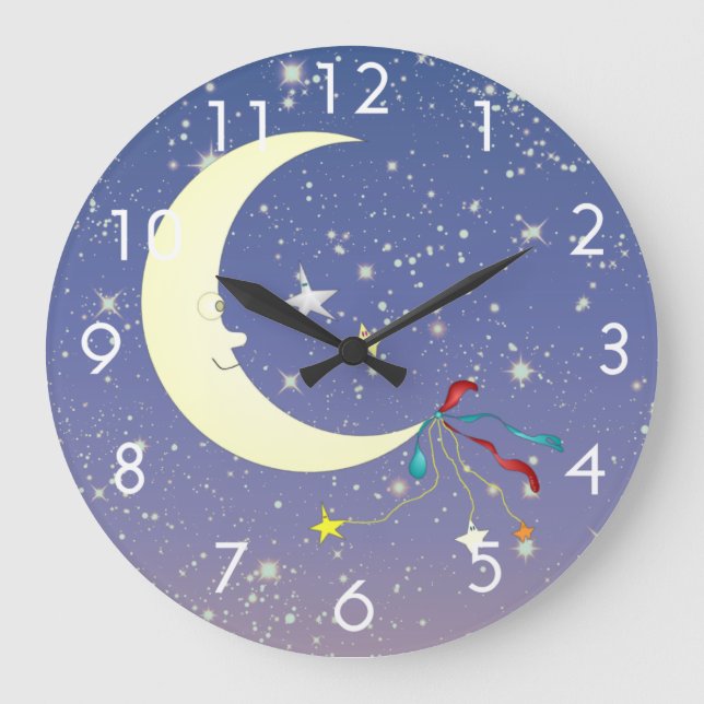 Grande Horloge Ronde L'homme dans la lune (Recto)