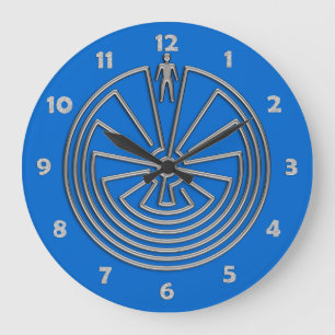 Grande Horloge Ronde L'Homme dans la mer