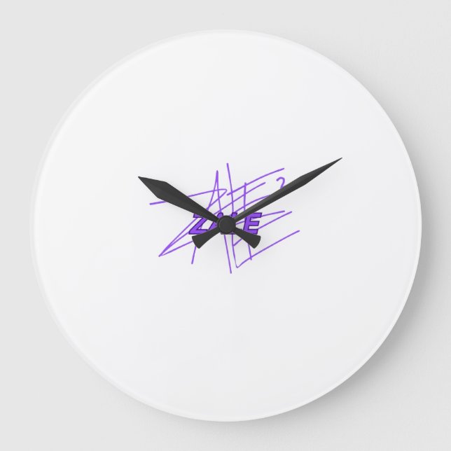 Grande Horloge Ronde L'horloge est cool (Recto)