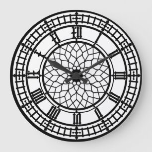 Grande Horloge Ronde L'horloge murale de Big Ben Lover
