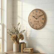 L'horloge murale de la famille JOHNSON