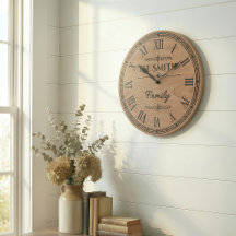 L'Horloge Murale Famille SMITH