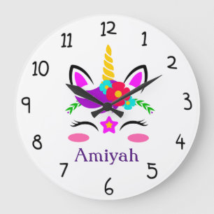 Grande Horloge Ronde Licorne