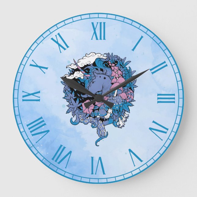 Grande Horloge Ronde Licorne (Recto)