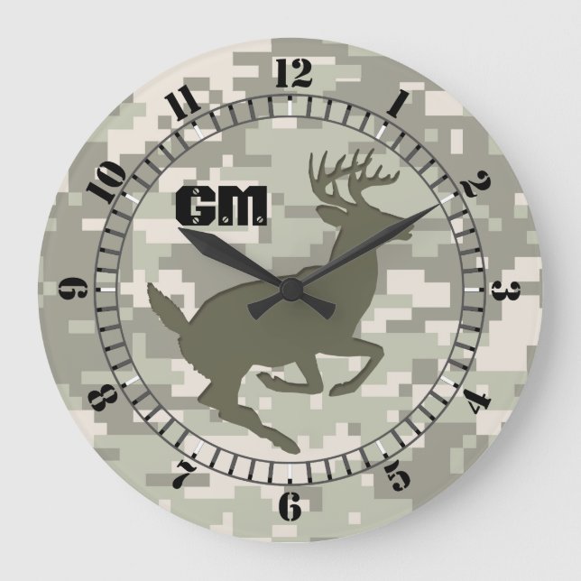 Grande Horloge Ronde Light Storm Digital Camouflage (Recto)