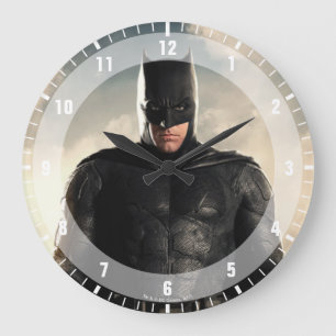Grande Horloge Ronde Ligue de la justice  Batman On Battlefield