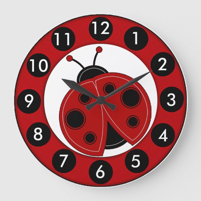 Grande Horloge Ronde "Lil Ladybug" (Recto)