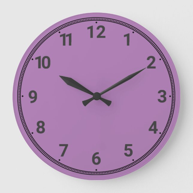 Grande Horloge Ronde Lilac (Recto)