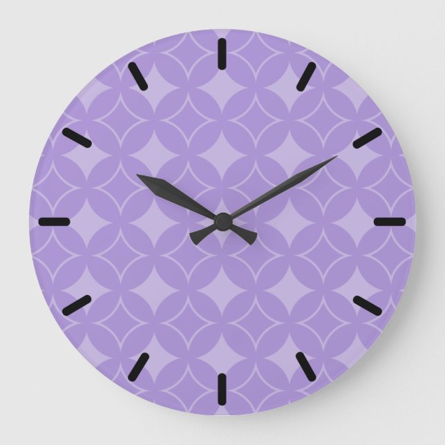 Grande Horloge Ronde Lilac shippo pattern (Recto)
