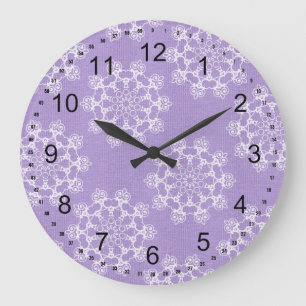 Grande Horloge Ronde Lilac Zen