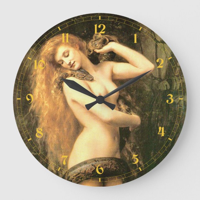 Grande Horloge Ronde Lilith par John Collier (Recto)