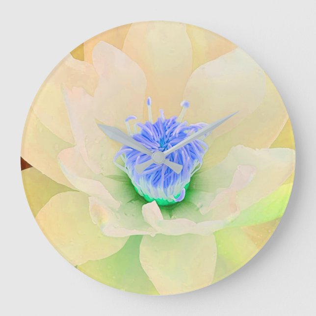 Grande Horloge Ronde Lily Clock (Recto)