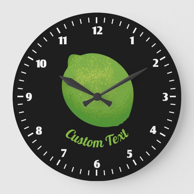Grande Horloge Ronde Lime (Recto)