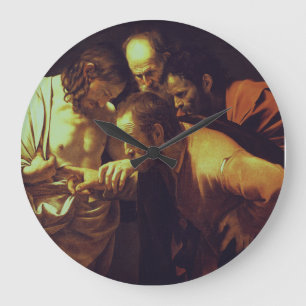 Grande Horloge Ronde L'Incrédulité de saint Thomas par Le Caravage