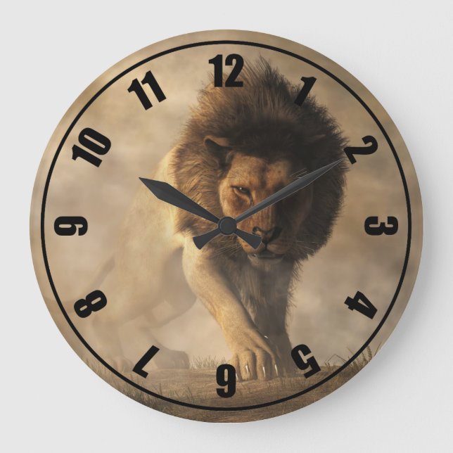 Grande Horloge Ronde Lion (Recto)