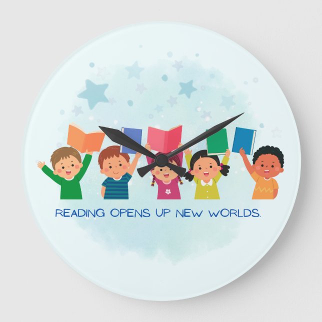 Grande Horloge Ronde Lire ouvre de nouveaux mondes (Recto)
