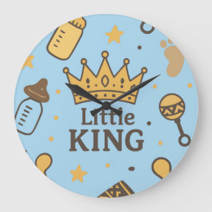 Grande Horloge Ronde Little King Baby shower