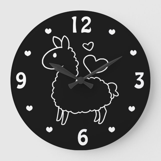 Grande Horloge Ronde Little Llama (Recto)