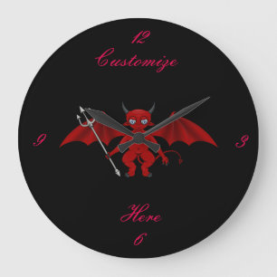 Grande Horloge Ronde Little Red Devil Thunder_Cove