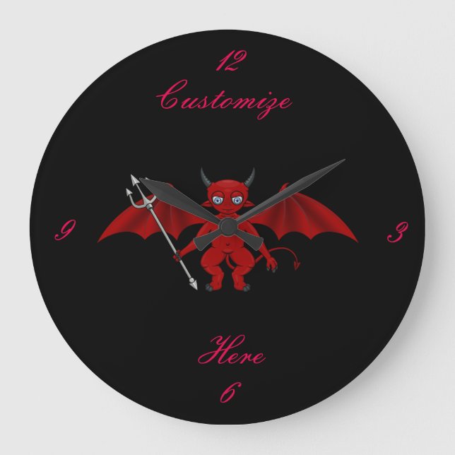 Grande Horloge Ronde Little Red Devil Thunder_Cove (Recto)