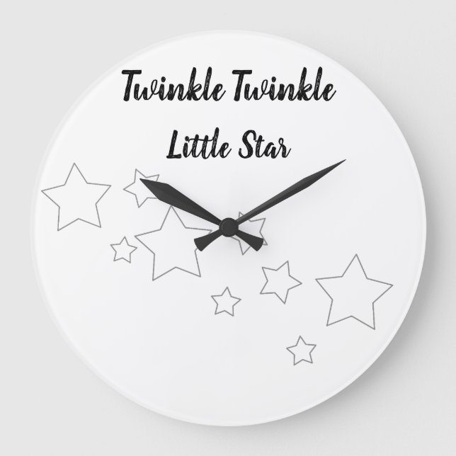 Grande Horloge Ronde Little Star Clock (Recto)
