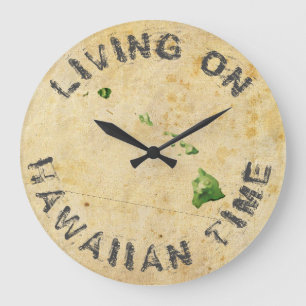 GRANDE HORLOGE RONDE LIVING ON HAWAIIAN TIME