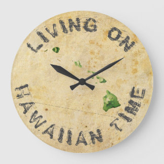 GRANDE HORLOGE RONDE LIVING ON HAWAIIAN TIME