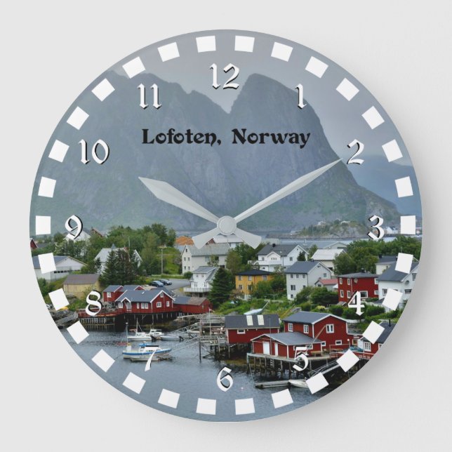 Grande Horloge Ronde Lofoten, Norway scenic landscape photographe (Recto)