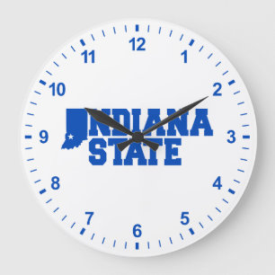 Grande Horloge Ronde Logo Indiana State